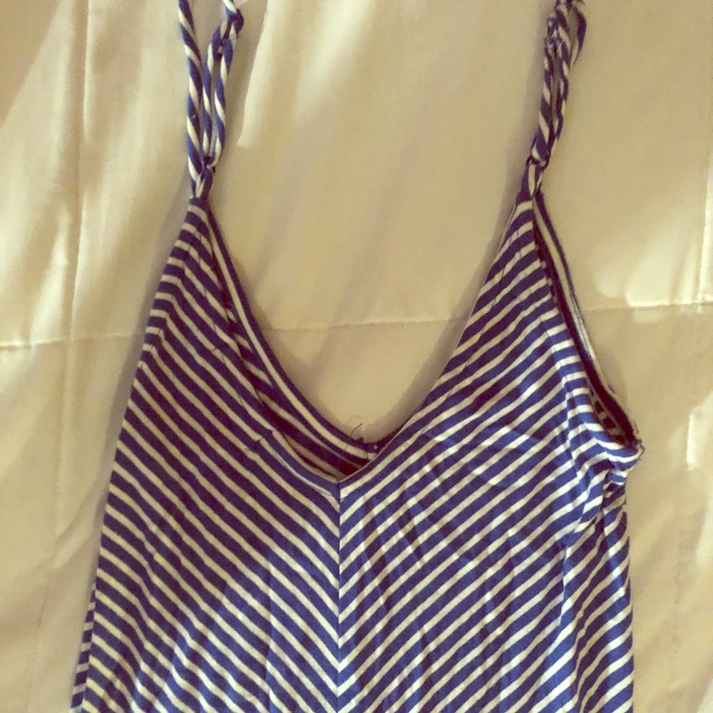 Striped Tank Maxi Dress